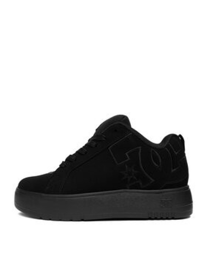 DC Shoes Sneakersy EO-COURT GRAFFIK PLATFORM DC02422002 Czarny