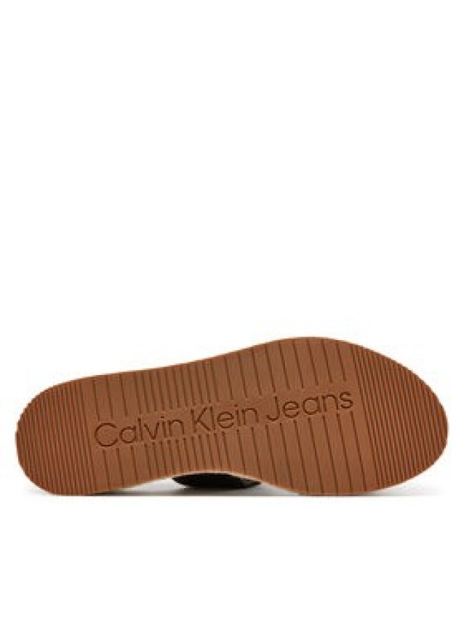 Calvin Klein Jeans Espadryle Sporty Rope Mg Lth Webbing YW0YW01704 Brązowy