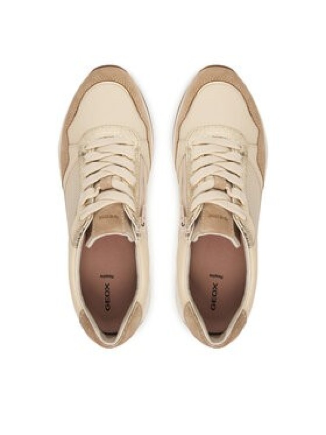 Geox Sneakersy D Desya D6500A 085CF C1S2L Beżowy