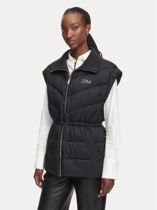 KARL LAGERFELD Bezrękawnik B3W15033 Czarny Regular Fit