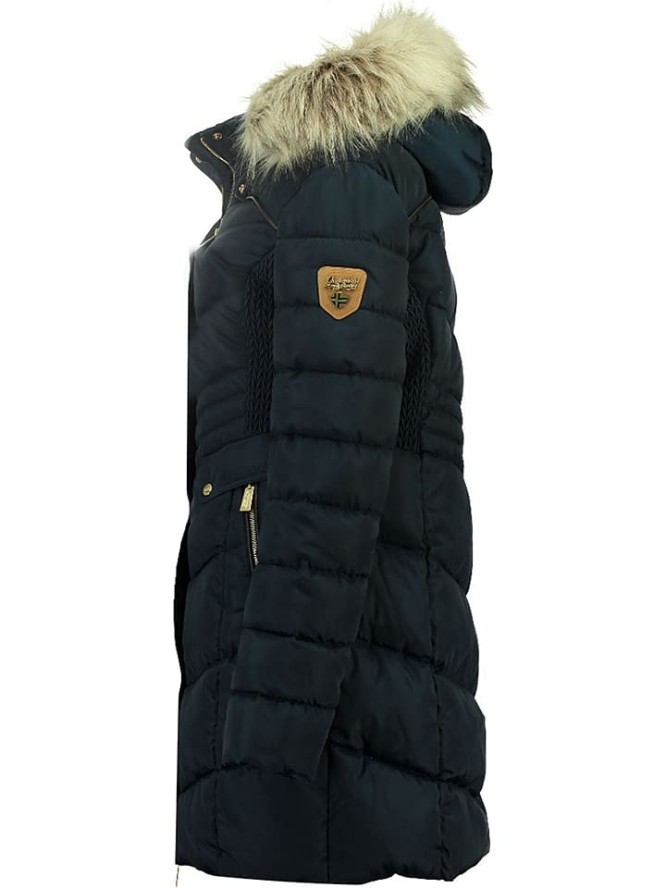 Geographical Norway Płaszcz zimowy "Badonna" w kolorze granatowym rozmiar: XXL