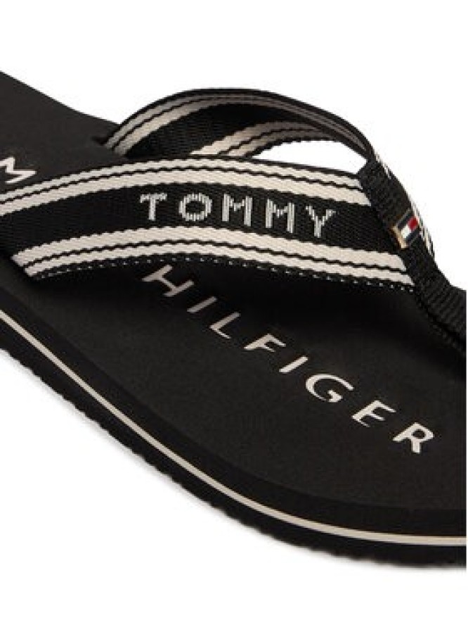 Tommy Hilfiger Japonki Th Webbing Summer Sandal FW0FW09193 Czarny