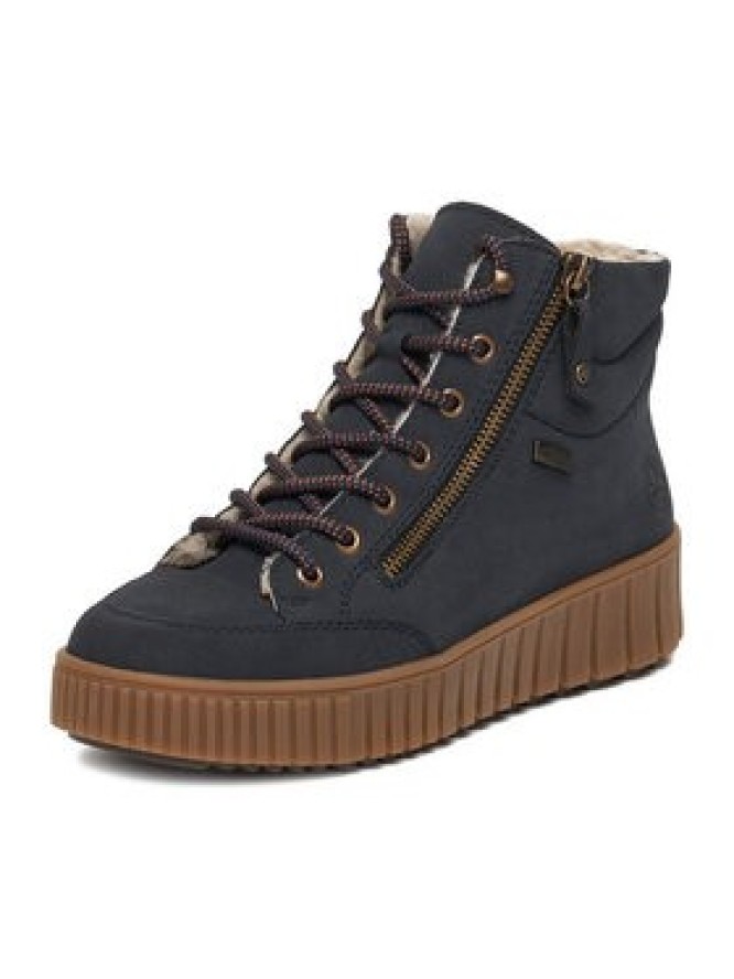 Rieker Trzewiki CEO-Y6104-14 Niebieski