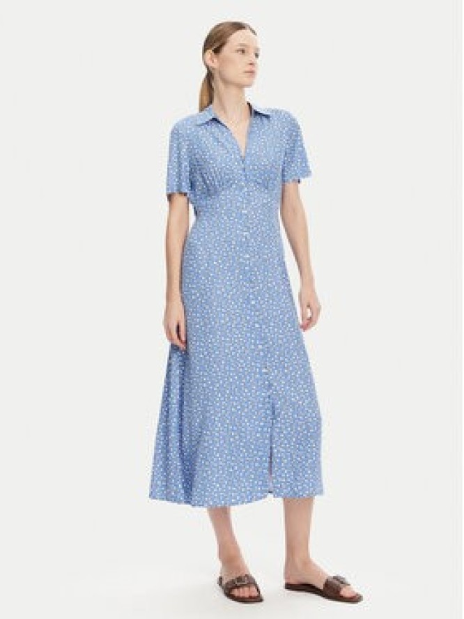 Tommy Hilfiger Sukienka koszulowa WW0WW45941 Niebieski Regular Fit