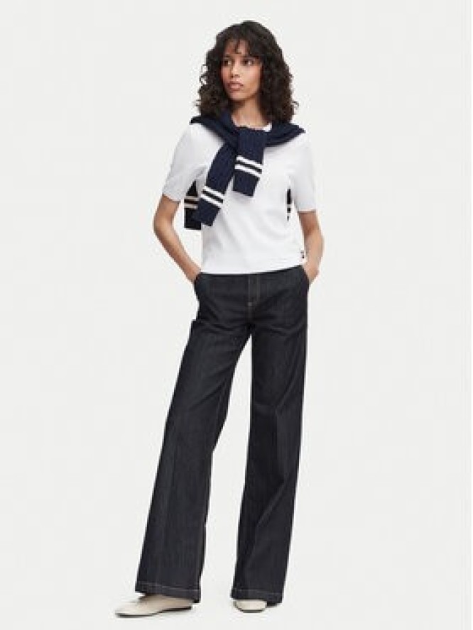 Beverly Hills Polo Club T-Shirt P-SS26W-M6564-0001 Biały Regular Fit