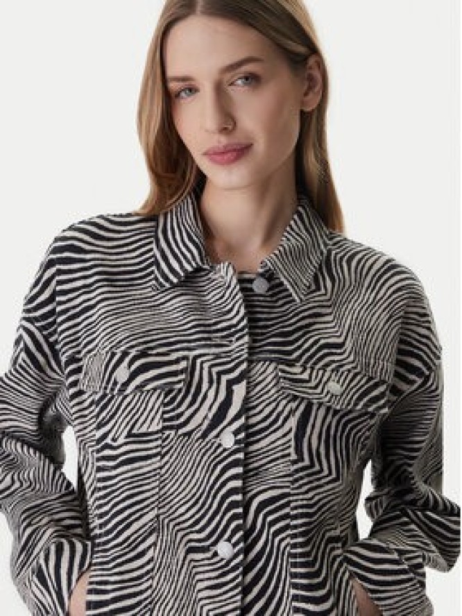 Vero Moda Kurtka jeansowa Tessa 10329961 Szary Oversize