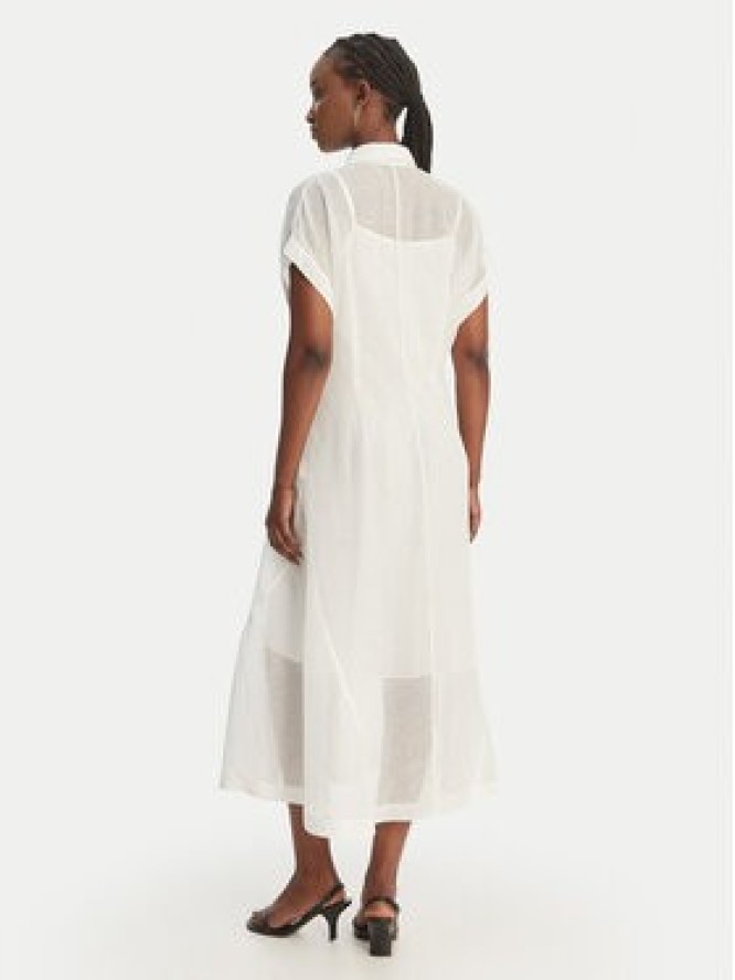 BOSS Sukienka koszulowa Davinata 50559733 Biały Regular Fit