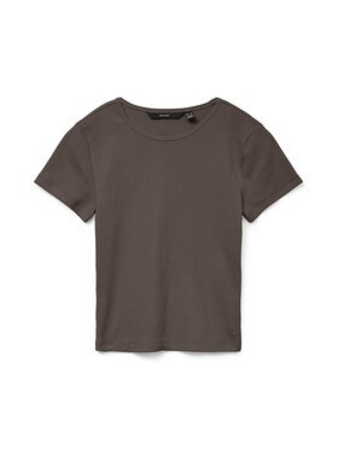 Vero Moda T-Shirt Chloe 10306894 Brązowy Tight Fit