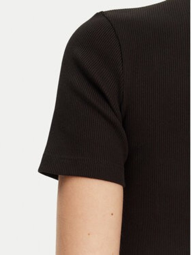 Lacoste Sukienka codzienna EF9622 Czarny Slim Fit