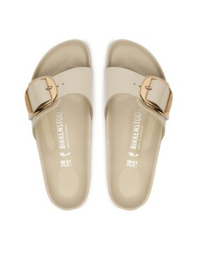Birkenstock Klapki Madrid Big Buckle Hex 1031823 Écru