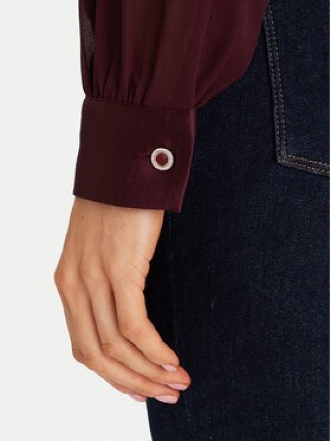 Morgan Koszula 232-CLOCLO Bordowy Regular Fit