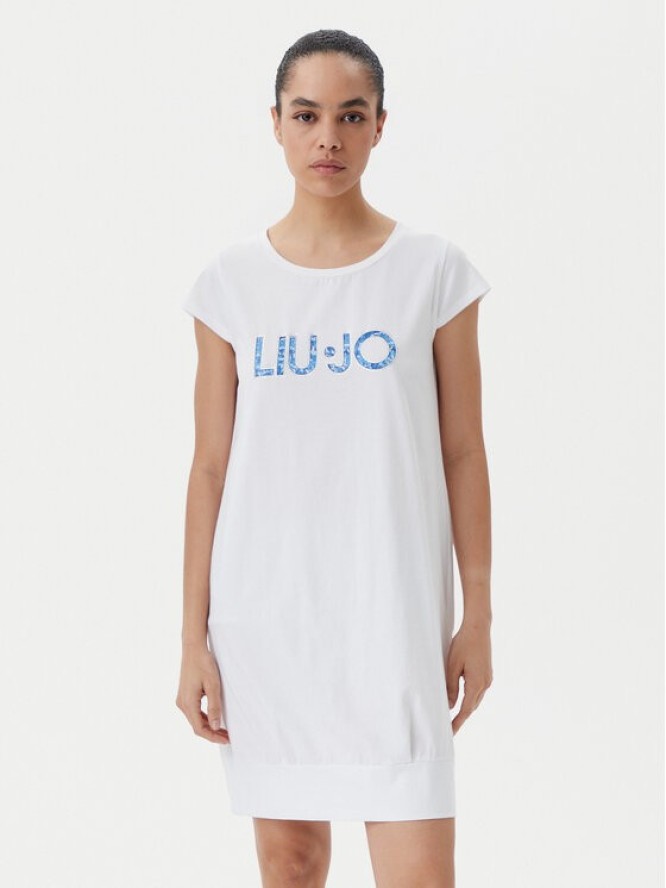 Liu Jo Beachwear Sukienka codzienna VA5194 JS003 Biały Regular Fit
