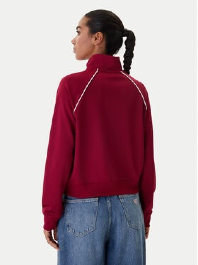 Tommy Jeans Bluza Badge DW0DW21930 Bordowy Regular Fit