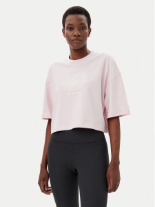 New Balance T-Shirt WT51935 Różowy Oversize