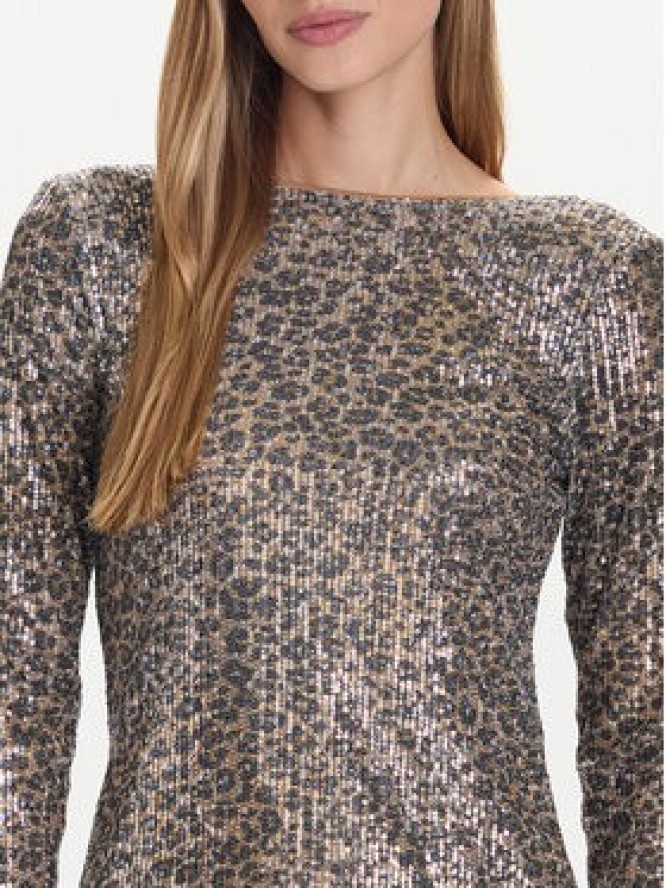 Vero Moda Sukienka codzienna Hanya 10337842 Beżowy Regular Fit