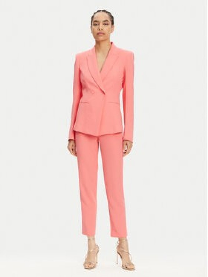 Patrizia Pepe Spodnie materiałowe 2P1683 A411 Koralowy Regular Fit
