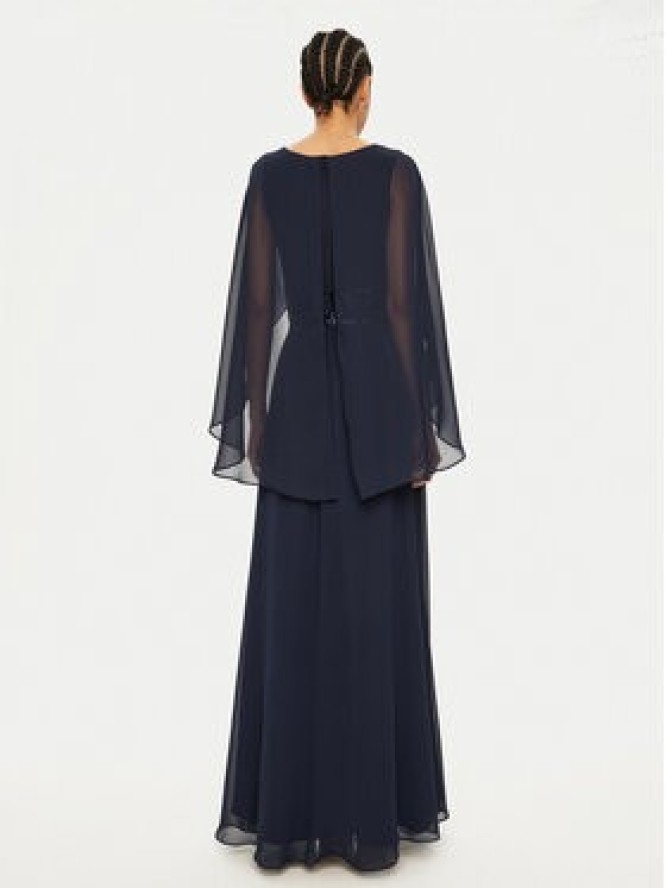 Swing Sukienka wieczorowa 5AI10300 Granatowy Regular Fit