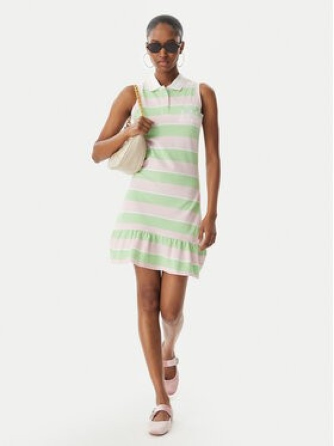Juicy Couture Sukienka letnia Juicy Peplum JCGED126016 Zielony Regular Fit