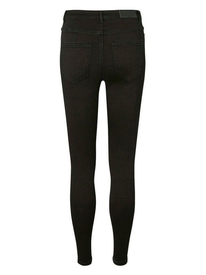 Vero Moda Dżinsy - Skinny fit - w kolorze czarnym rozmiar: S/L32
