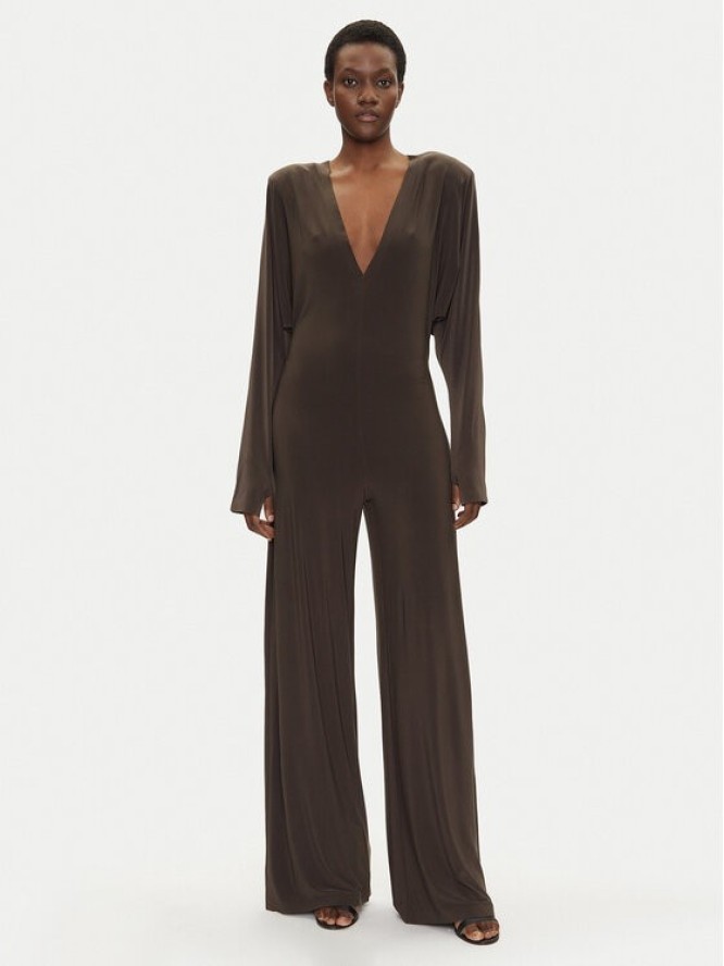 NORMA KAMALI Kombinezon KK424JPLG63823 Brązowy Regular Fit