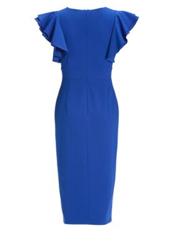 Swing Sukienka koktajlowa 5AI18400 Niebieski Slim Fit