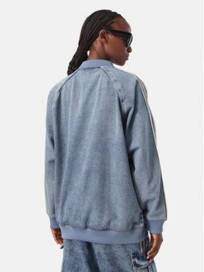 adidas Kurtka jeansowa Sst KQ6473 Niebieski Oversize