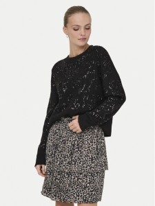 ONLY Sweter Alta 15353230 Czarny Regular Fit