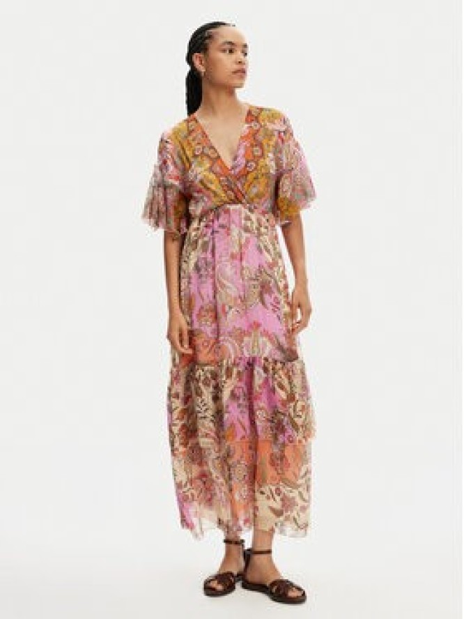 Dixie Sukienka letnia A207W043A Kolorowy Regular Fit