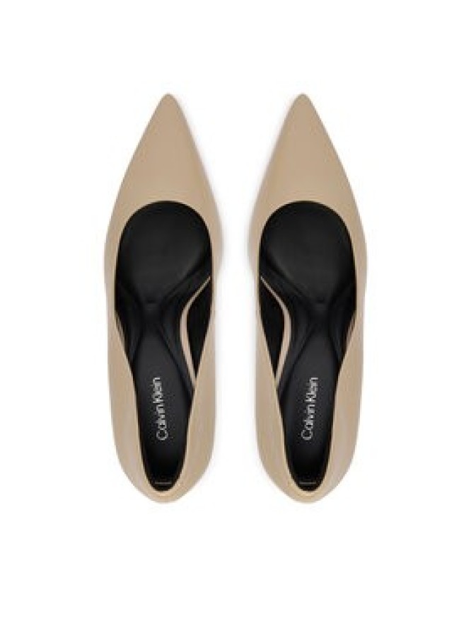 Calvin Klein Szpilki Ess Stiletto 90 HW0HW02608 Beżowy