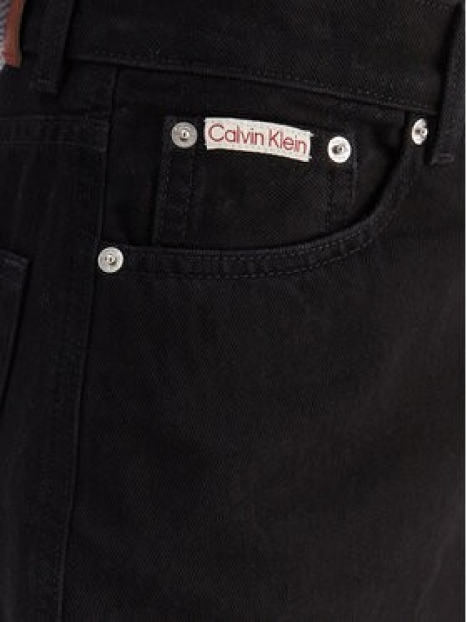 Calvin Klein Jeans Spódnica jeansowa LV047D777G Czarny Regular Fit