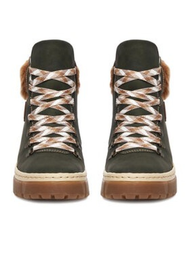 Rieker Trzewiki CEO-X8647-54 Zielony