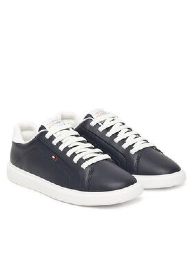 Tommy Hilfiger Sneakersy Icon Court Light Weight FW0FW08948 Granatowy