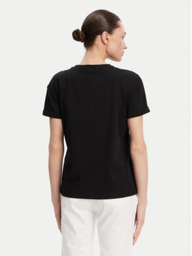 Liu Jo T-Shirt WA5007 JS923 Czarny Relaxed Fit