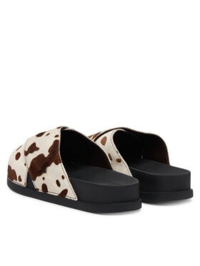 Tommy Jeans Klapki Tjw Comfort Slides Calf Hair EN0EN02941 Kolorowy