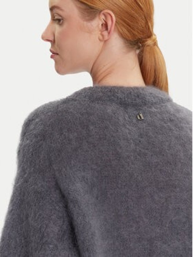 Dixie Sweter M277Y101A Szary Relaxed Fit