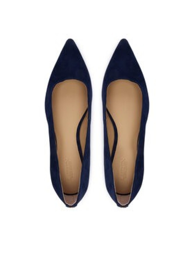 LAUREN RALPH LAUREN Baleriny 802871265006 Granatowy