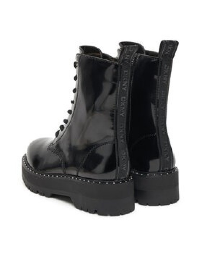 DKNY Trzewiki Batu Studs-Lace Up K4566972 Czarny