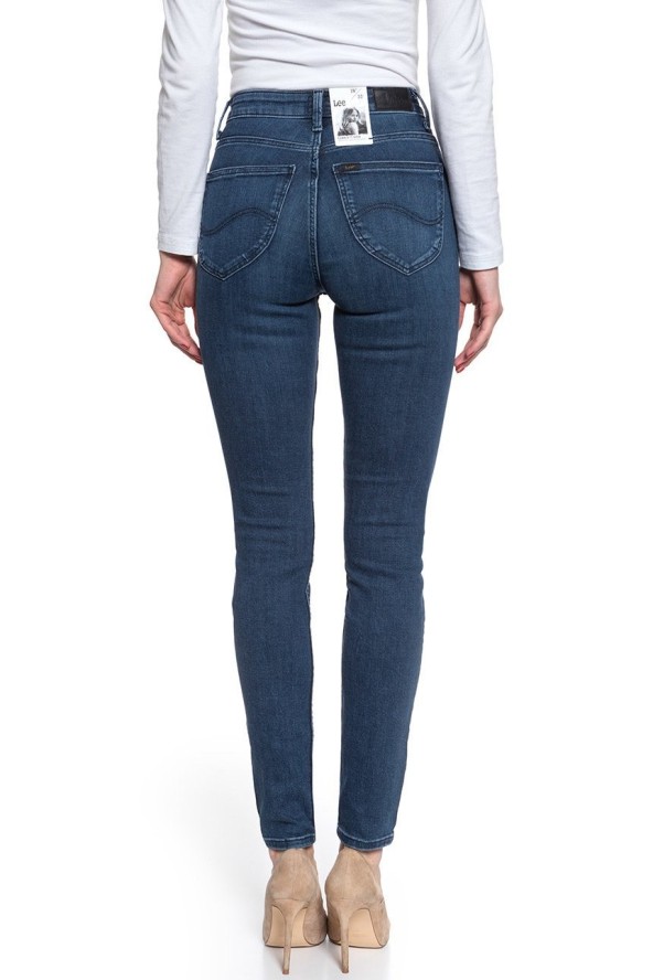 SPODNIE DAMSKIE LEE SCARLETT HIGH SITKA WORN IN L626LSJQ 112114252