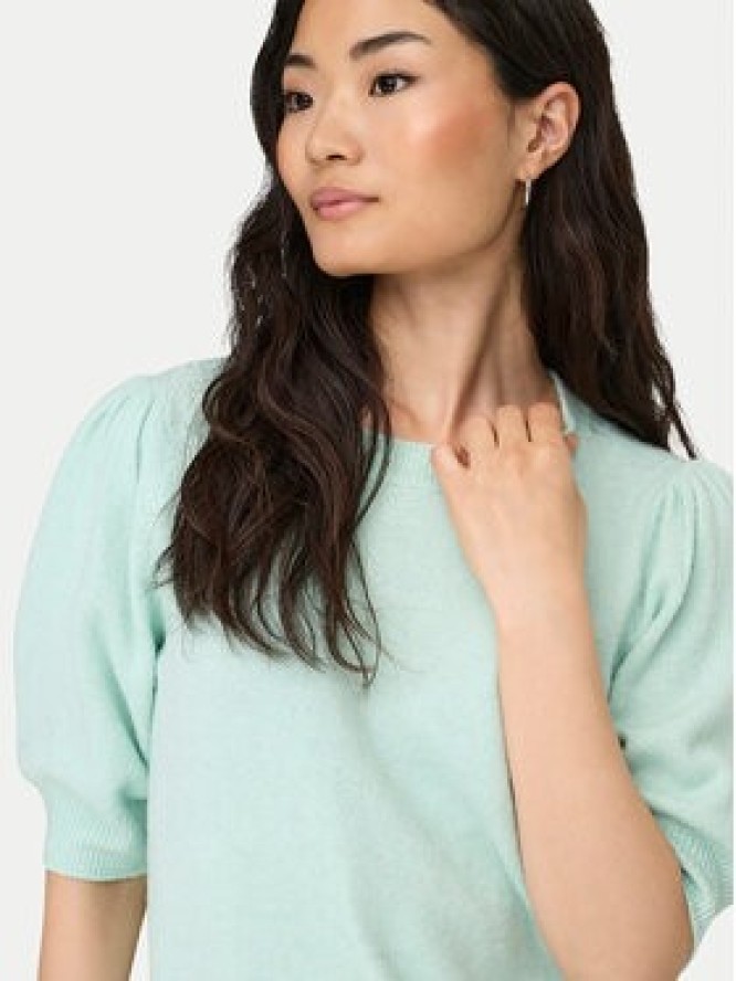 ONLY Sweter Rica 15318551 Zielony Regular Fit