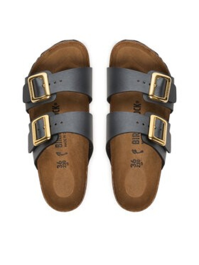 Birkenstock Klapki Sydney Cushion Buckle 1031689 Czarny