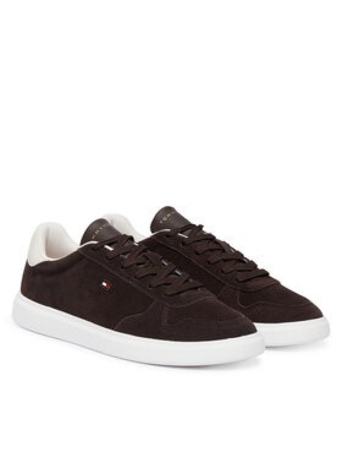 Tommy Hilfiger Sneakersy Icon Court Light Leather FW0FW09593 Beżowy