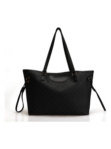 Lucky Bees Shopper bag w kolorze szaro-czarnym - 50 x 28 x 15 cm rozmiar: onesize