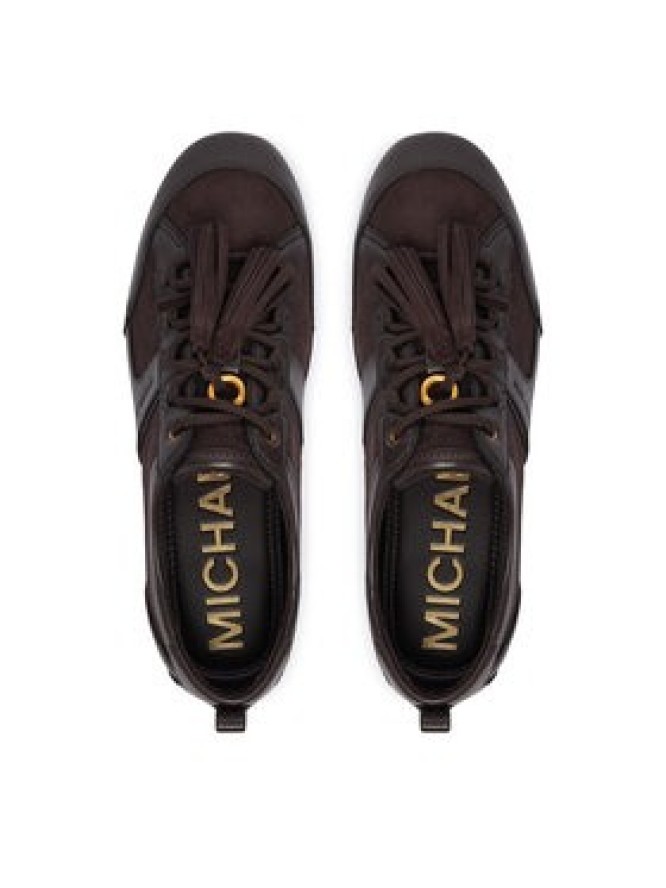 MICHAEL Michael Kors Sneakersy Keely 43F6KLFS2S Brązowy ciemny