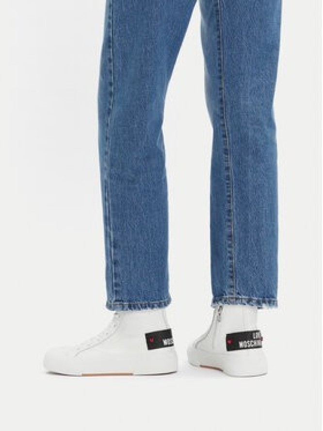 LOVE MOSCHINO Trampki JA15022G1MIA0100 Biały