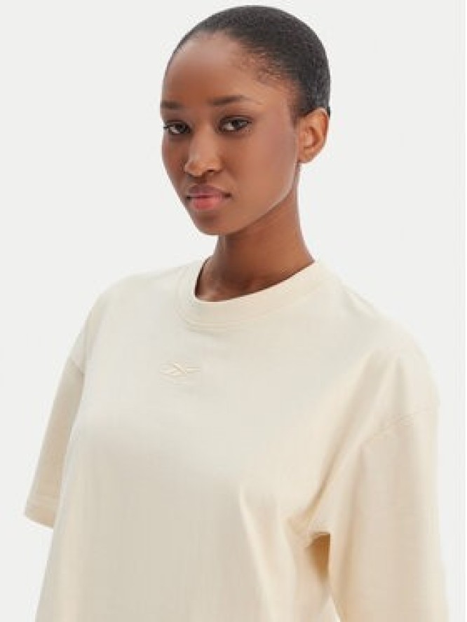 Reebok T-Shirt Reebok x Ewa Chodakowska Anka RK25611CCW Beżowy Relaxed Fit