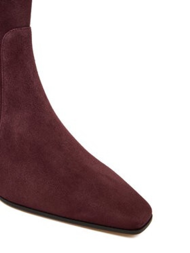 Stuart Weitzman Botki Stassi SM498 Bordowy