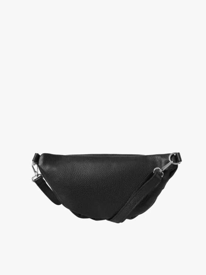 Czarna torebka nerka - crossbody