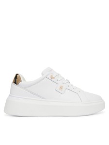 Tommy Hilfiger Sneakersy Chic Platform Snake FW0FW09456 Biały