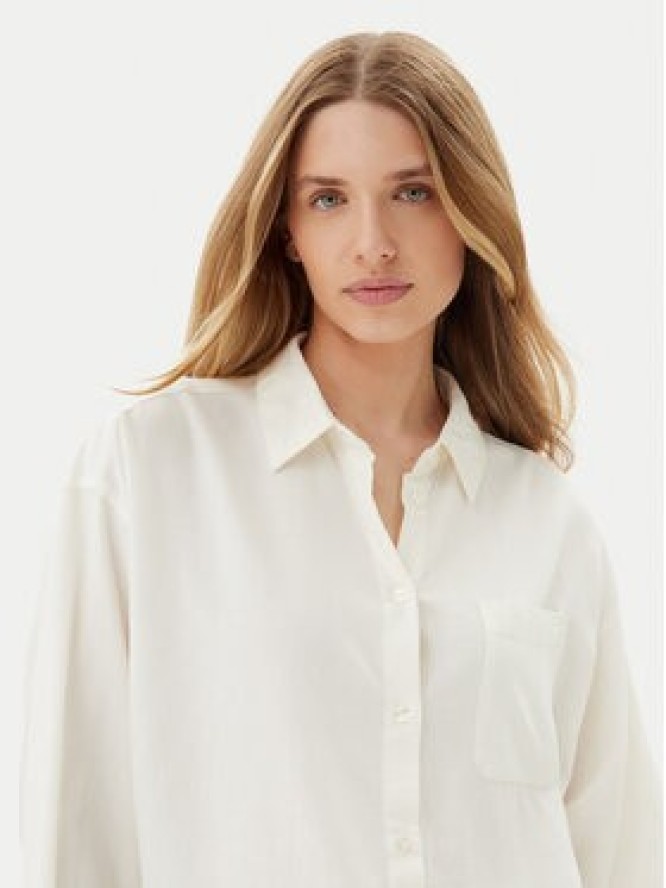 JJXX Koszula Jamie 12269668 Biały Oversize