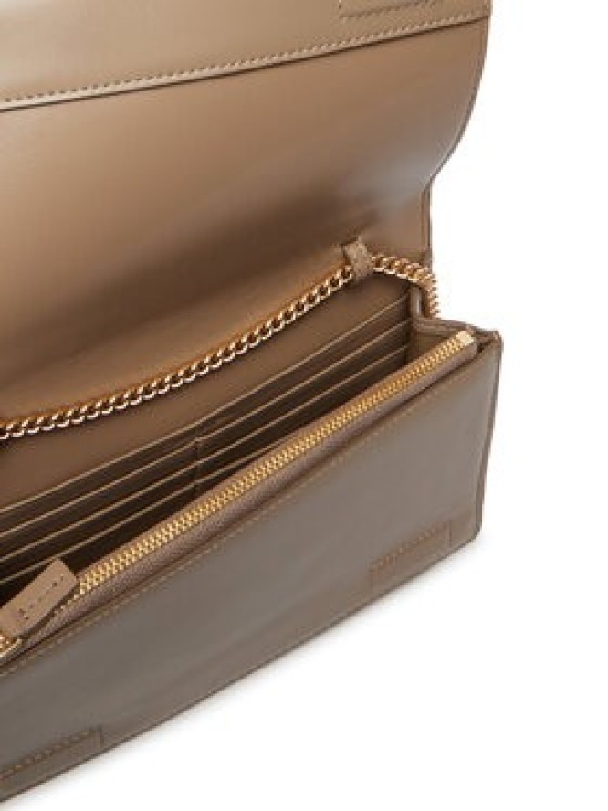 Calvin Klein Torebka Ck Wallet On Chain LV04F3319G Beżowy